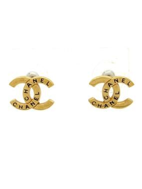 Chanel Gold Hardware Earrings #319804C84B